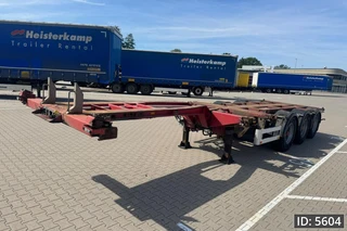 Pacton 2008 - T3-010 Multi / 2x Extandable / Lift axle / NL Trailer zu verkaufen