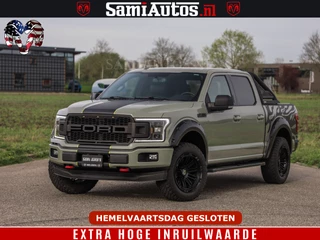 Ford F-150 2018 - 5.0 V8 4X4 | MAT OLIVE GREEN | BIJTELLING VRIJ | ZEER DIK | CAMERA | 3500KG | PANORAMA | LEDER | GO RHINO ROLLBAR | afbeelding 29