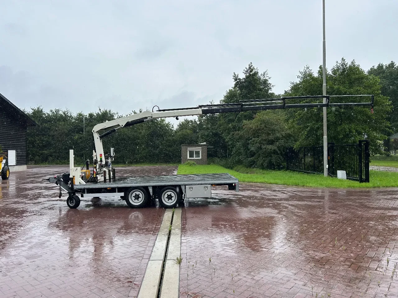 kuiper 2011 - Aanhanger wipkar 8 TON MET KRAAN FASSI zdjęcie 2
