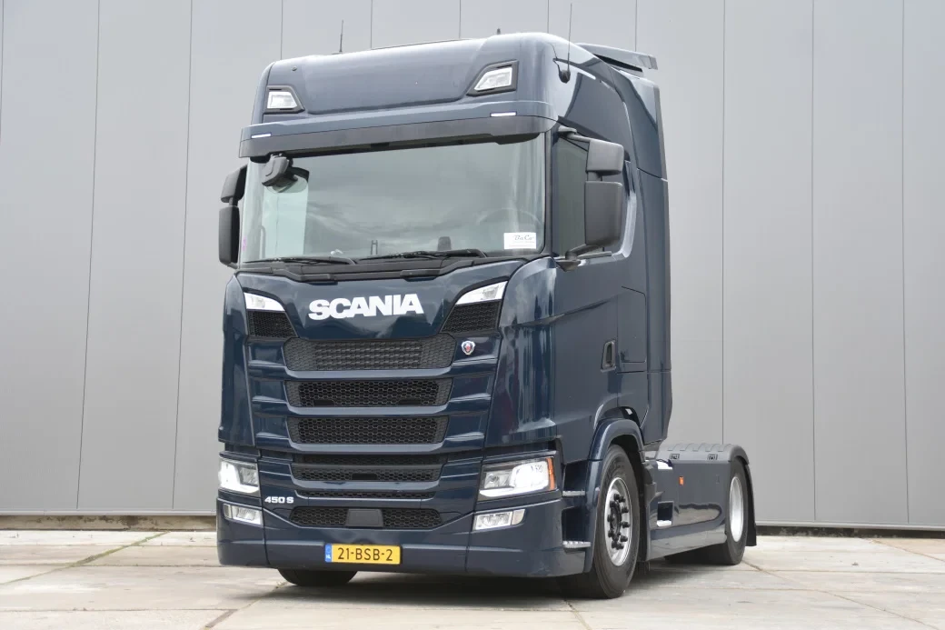Scania S 2021 - S450 NGS 4x2NB - NEW TACHO - EURO 6 E - RETARDER - 781 TKM - FULL AIR - PARK. AIRCO - ACC - 2 x FUEL TANKS - LED LIGTHS - GOOD CONDITION - afbeelding 1