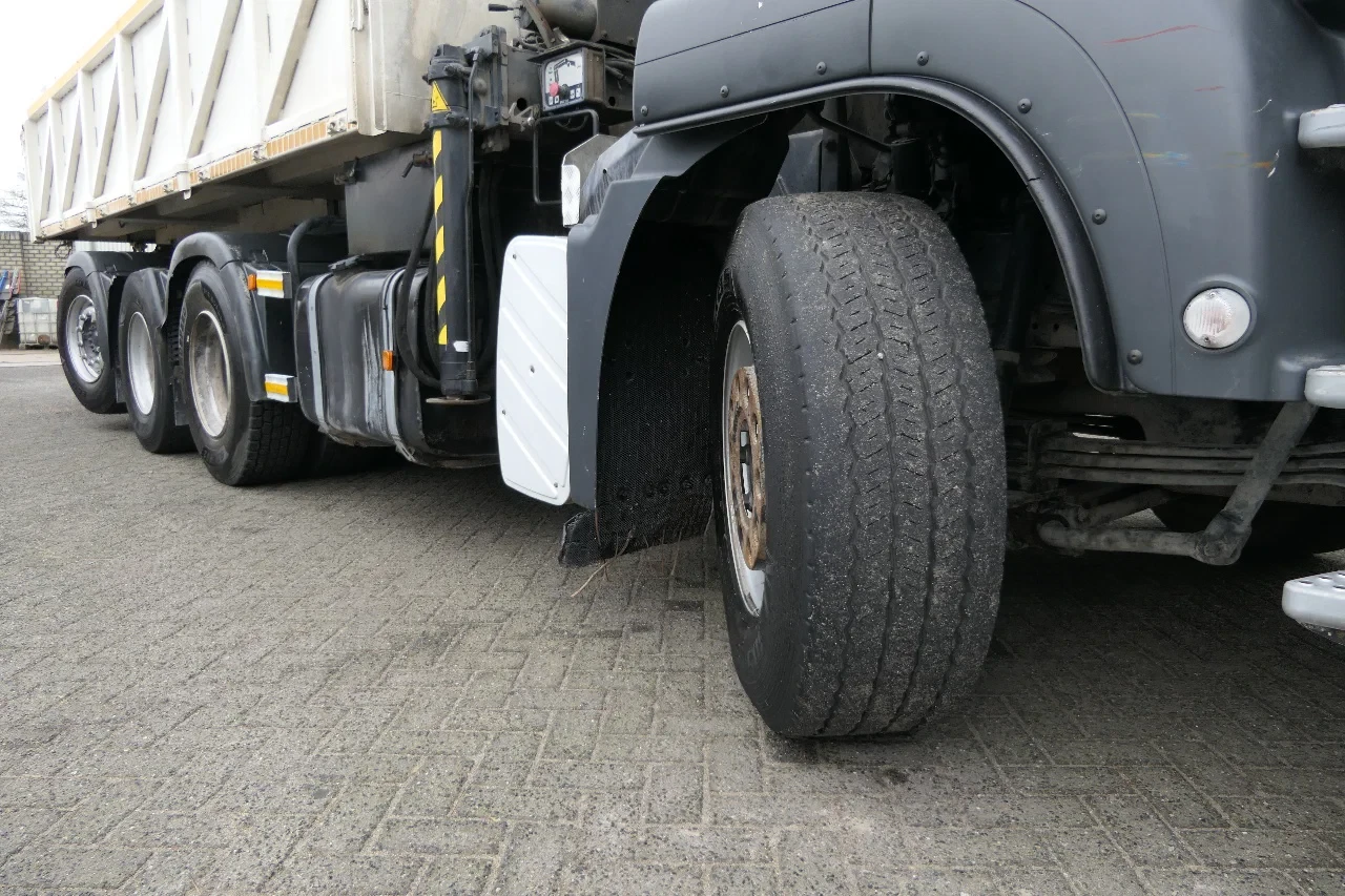 MAN TGS 2009 - 35.400 | 8X4 | HIAB 144 BS-3 DUO + Remote Control | 25Ton Tipper | 468407Km | 2009 | Euro4 | Belgium Truck Bild 21