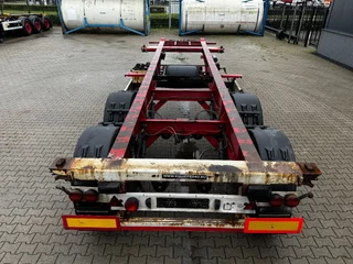 Krone N/A 2009 - 2-assig 20FT chassis, BPW + trommel, luchtvering, leeggewicht: 3.180kg image 4
