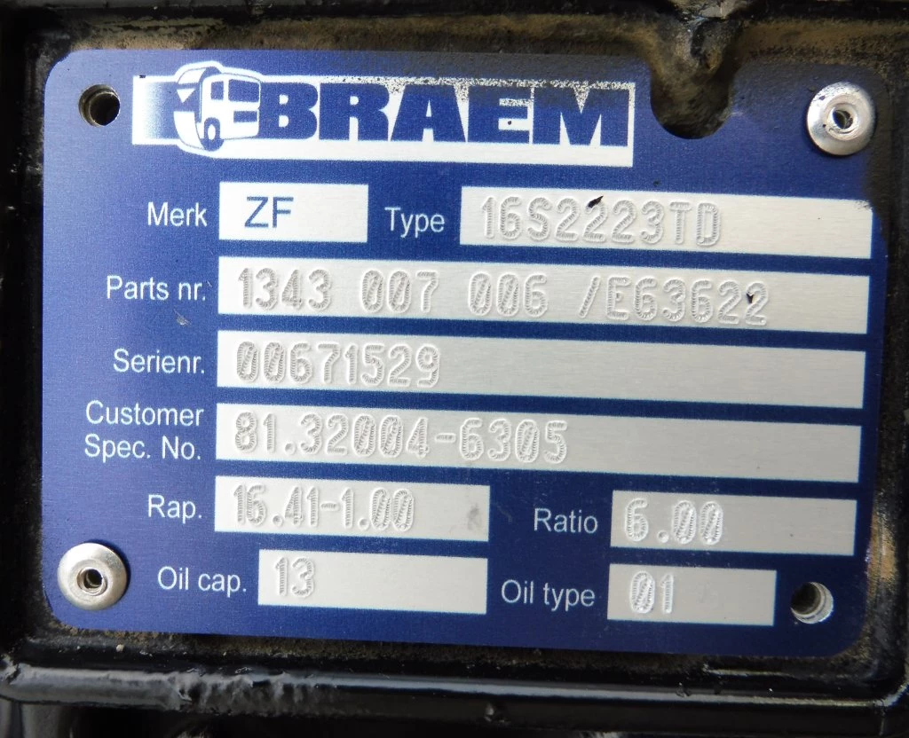 ZF 2011 - 16S2220TD CGS M12 +PRIT / CARBON immagine 5