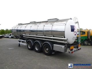 Van Hool Chemical tank inox L4BH 30 m3 / 3 comp 2001 изображение 3 миниатюра