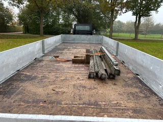 Bunk N/A 2014 - BE oplegger vlak met luiken 7 ton obrazek 5