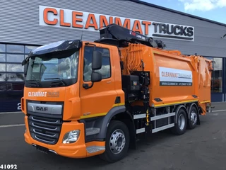 DAF FAN CF 340 Hiab 23 ton/meter laadkraan Welvaarts weighing system 2021 - N/A image 12