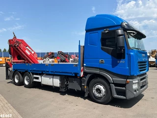 Iveco Stralis 2009 - 500 6x4 MKG 54 Tonmeter laadkraan immagine 8