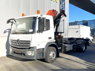Mercedes-Benz Atego 2015 - 1621 *Palfinger kraan*Containersysteem*luchtvering achteras*bluetooth изображение 1