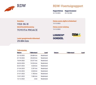 Toyota ProAce 2022 - Electric Worker 50 kWh SoH 94,9 % Snelladen L3 Extra lang - NL Auto - Trekhaak изображение 9