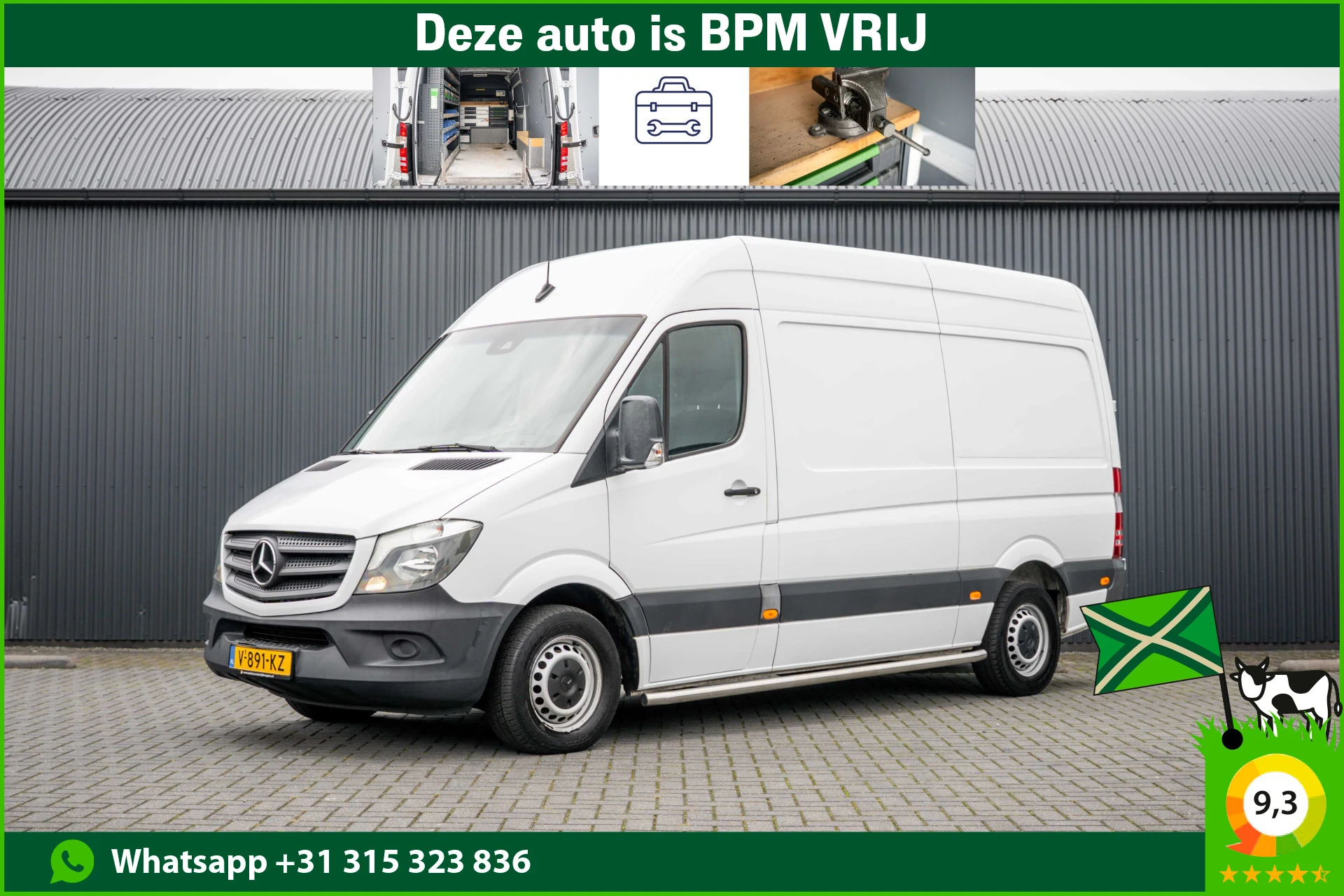 Mercedes-Benz Sprinter 2018 - 311 CDI L2H2 | Camera | Volledig Ingericht | Navi | Airco image 1