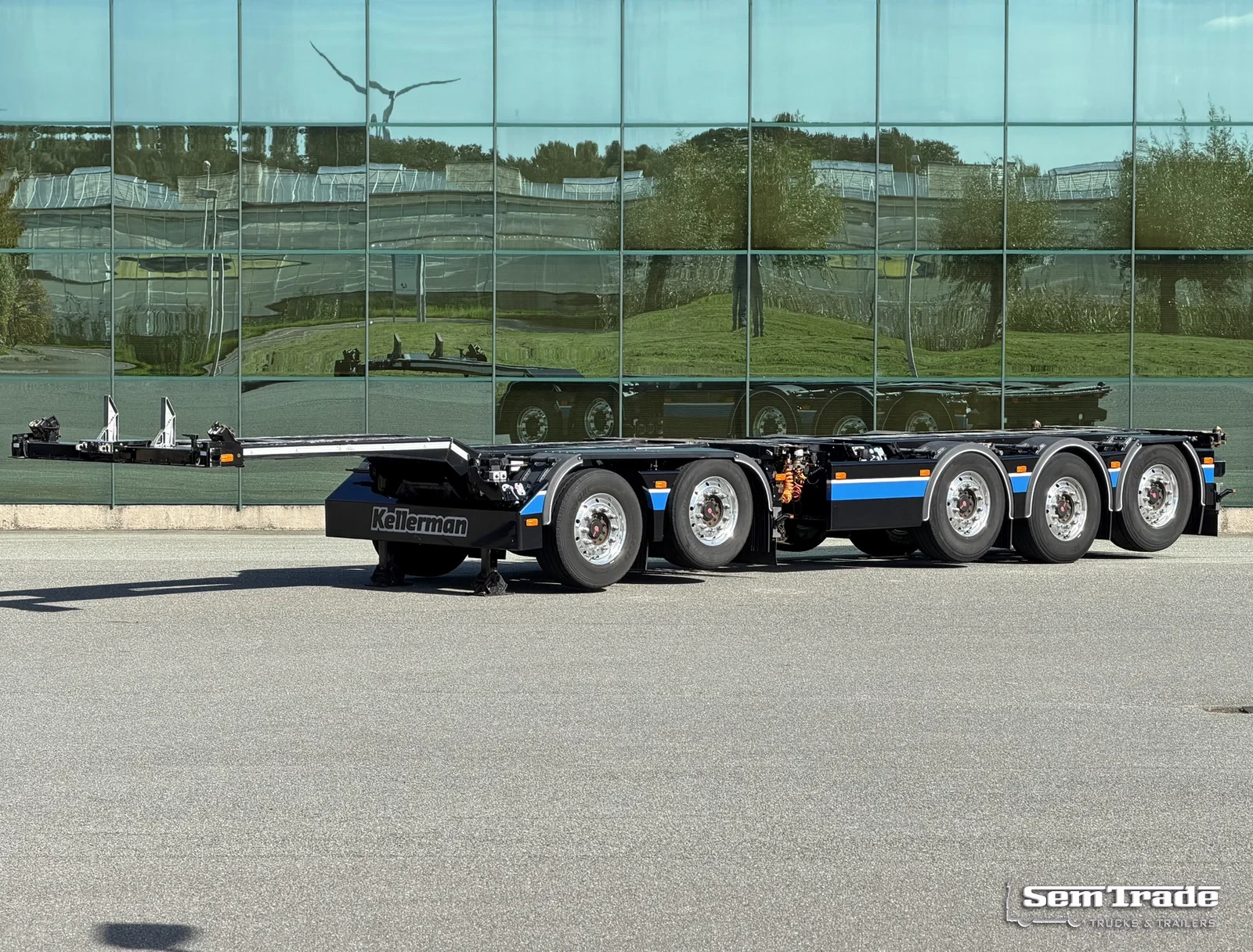 D-TEC COMBITRAILER S-LINE CT-521-S 2020 - VCC-06 5-AXLE COMBITRAILER BREKER 3x STEERING AXLE 4x LIFT AXLE ALCOA SUPER CONDITION NL-TRAILER afbeelding 1