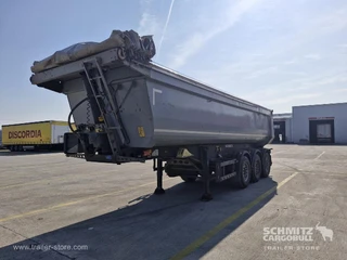Schmitz Cargobull Semitrailer Tipper Steel half pipe body 2018 afbeelding 2 miniatuur