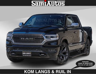 Dodge Ram Pick-Up 2019 - LIMITED | 5.7 V8 402 PK | BOM VOL | €39950,- excl | FIFTH WHEEL KOPPELING | LUCHTVERING | PANORAMADAK | ADAPTIEVE CRUISE | 360 CAMERA | OPEN UITLAAT KLEP | te koop