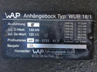 WAP N/A 2008 - WUB 18/1 Bok voor onderbouw koppeling Renault zdjecie 6