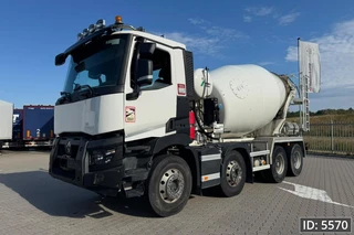 Renault 2021 - C430 Day Cab, Euro 6, / 8x4 / Full steel / Retarder / 9m3 Stetter, Intarder zu verkaufen