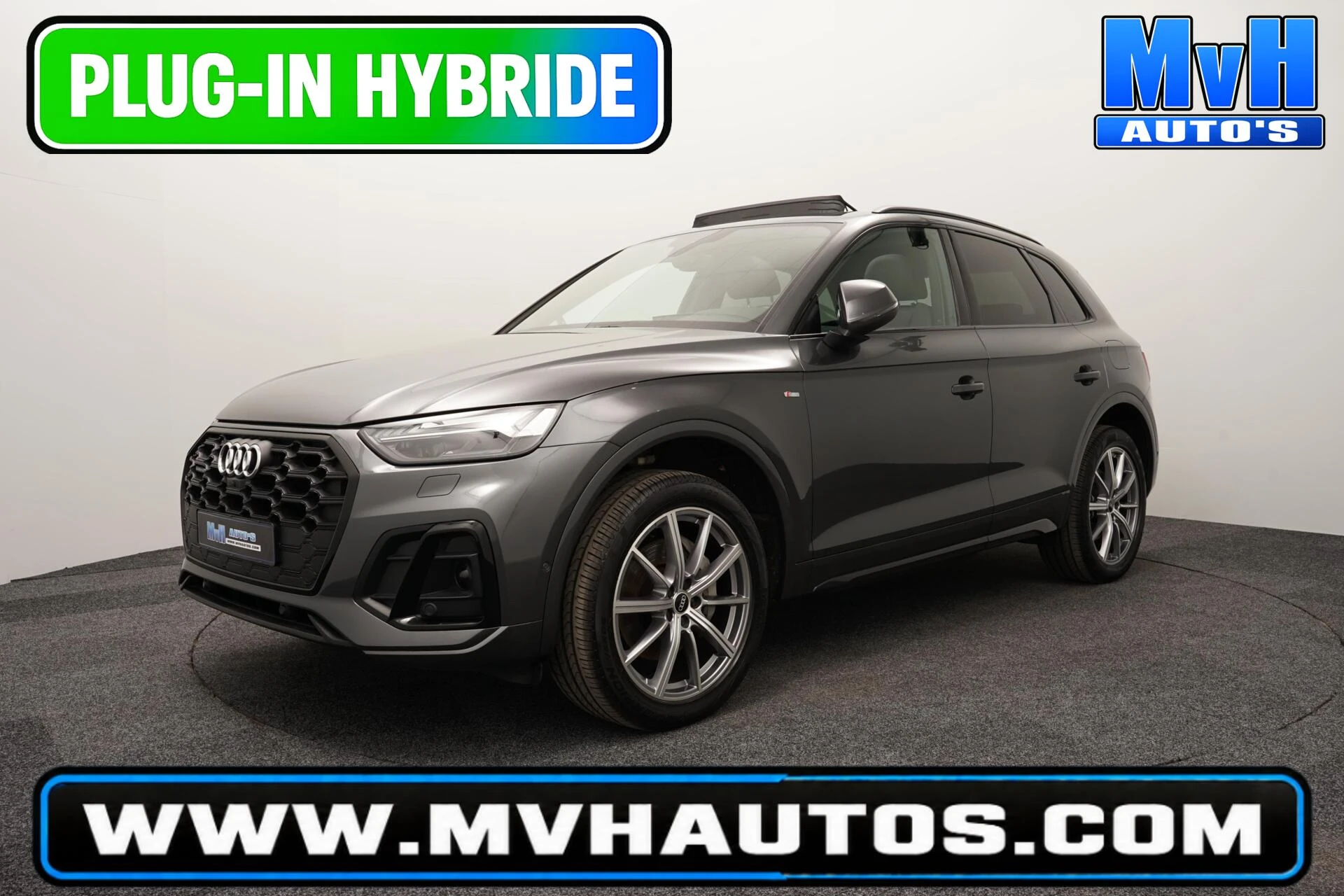 Audi Q5 2021 - 50 TFSI e S Ed. PHEV|Quattro|PANO|B&O|360°CAM|MATRIX|SOH91% afbeelding 1