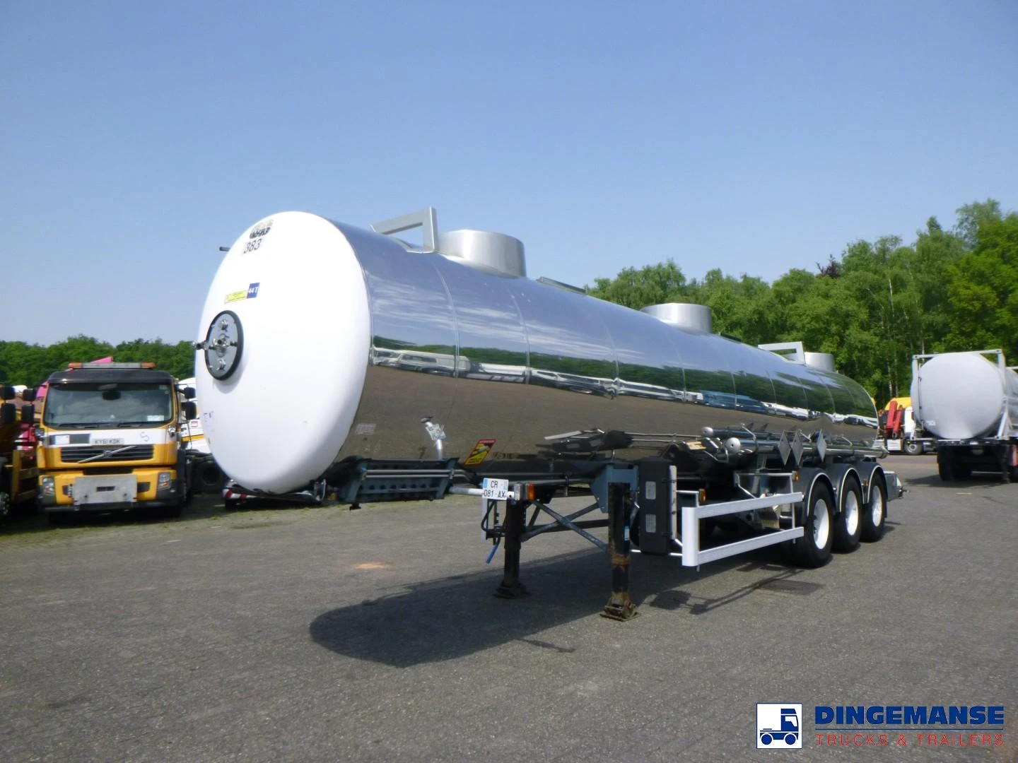 Magyar citerne inox 22.2m3 / 1 comp 1997 zdjęcie 1
