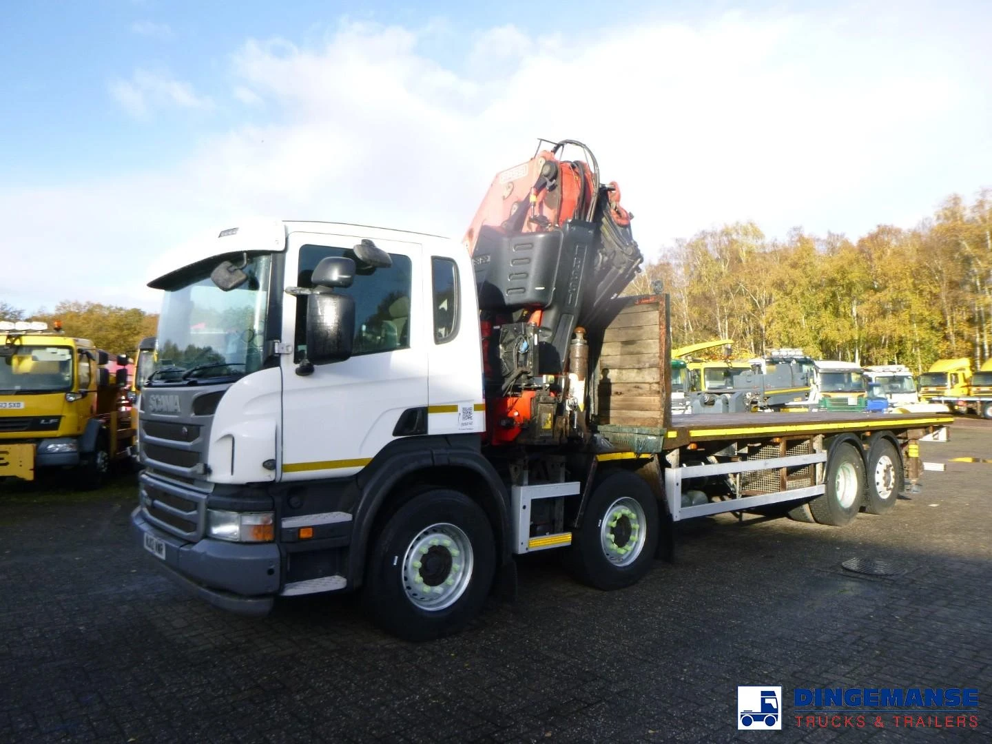 Scania P 2012 - 400 8X2 RHD + Fassi F600 obrázek 1