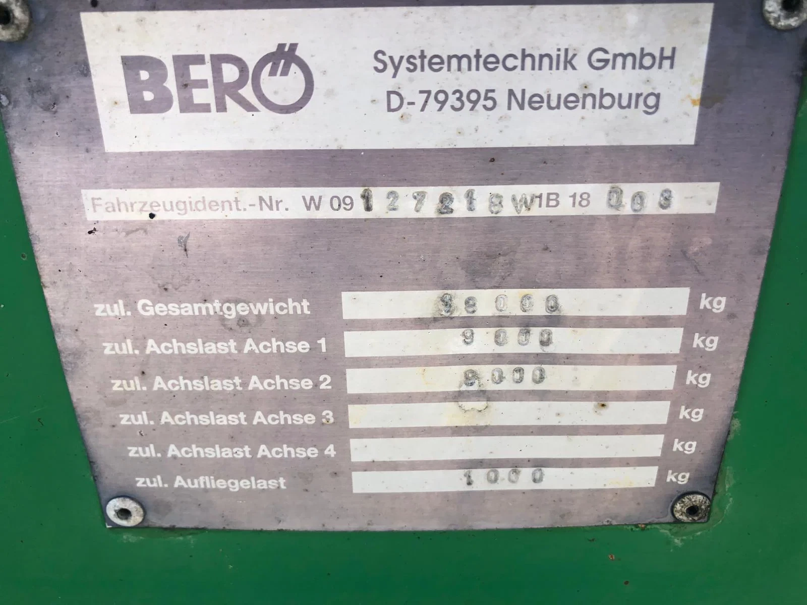 BERO 127 1998 - BERO Type 127 Wipkar met Silolifter t.b.v.Plaatsen en /of transport van Silo's WV-23-PF afbeelding 15