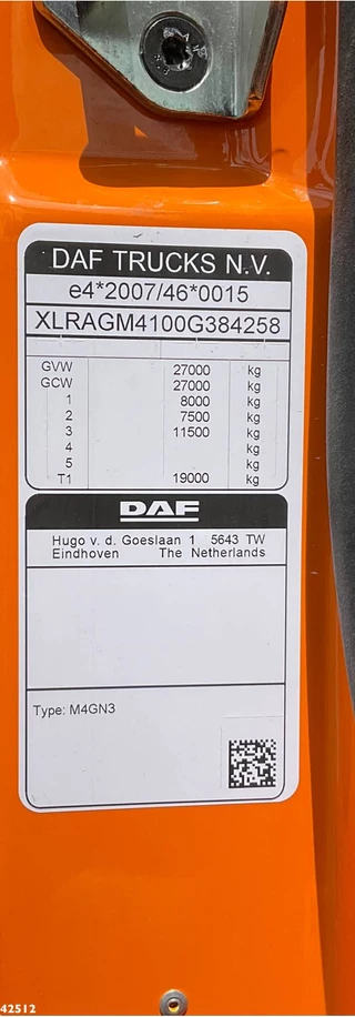 DAF FAG CF 300 Geesink 20m³ 2022 - N/A obrazek 9