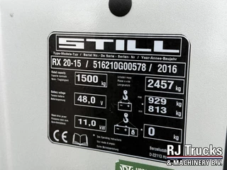 Still RX20-15 - 8.02M Triplex | Side Shift | Freelift | 3 Wheel 2016 - N/A obrazek 13