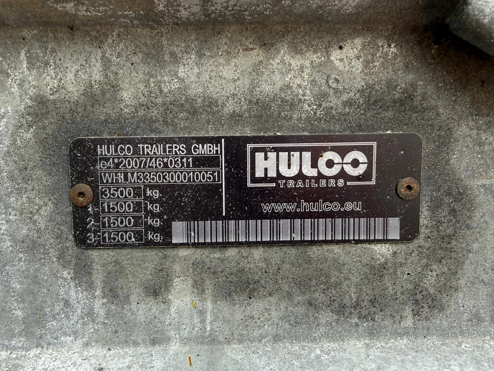 Hulco Medax - MEDAX-3 Openlaadbak 2610KG Laadvermogen 610cm x 201cm afbeelding 10