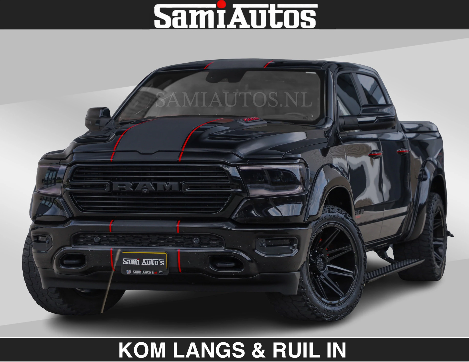 Dodge Ram Pick-Up 2024 - GT HULK | TRX PACK | 5.7 V8 HEMI | € 66.950,- excl |SCHAKEL FLIPPERS | WIDE BODY | MEGA DIKKE WIELEN | HUD | PANO | afbeelding 1