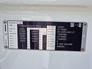 Scania S 2020 - S580 V8 NGS Highline 6x2 - BUFFL edition - Retarder - Full air - 3.15 WB - Led zdjecie 24