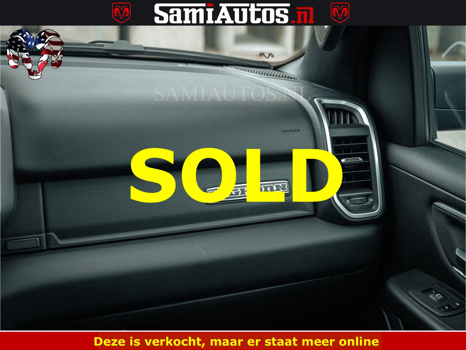 Dodge Ram Pick-Up 2024 - SPORT | 5.7 V8 4x4 HEMI | PANORAMA DAK | GROOTSCHERM 12 INCH | LPG | Diamond Black Pearl | obrázek 65