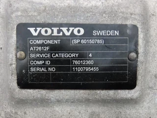 Volvo N/A - Gearbox & Clutch Parts Versnellingsbak AT2612F Volvo obrazek 3