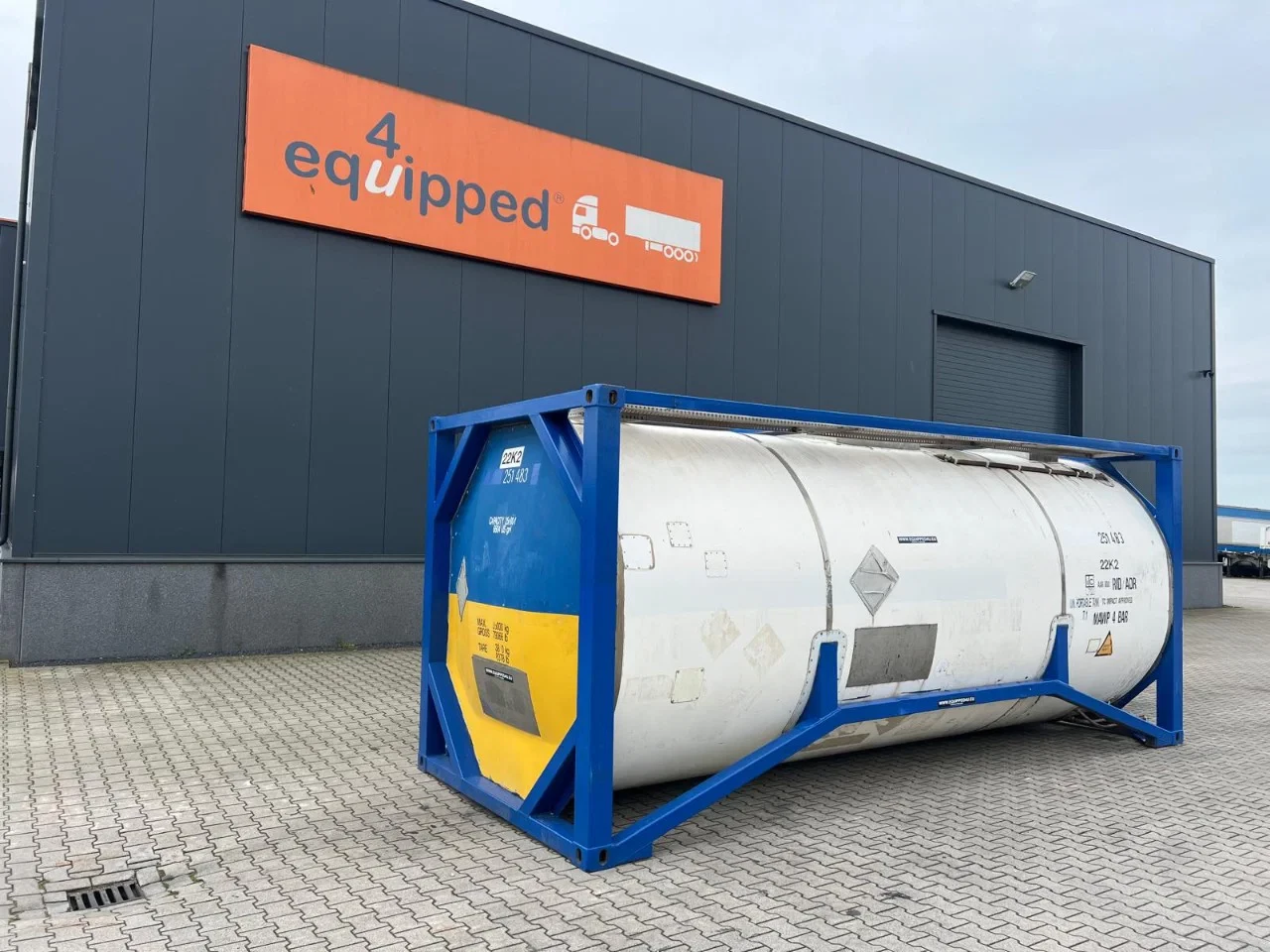 Welfit Oddy 1997 - 20FT ISO, 24.930L / 1-COMP / T11 / valid 5Y/CSC-inspection till 09/2028 afbeelding 1