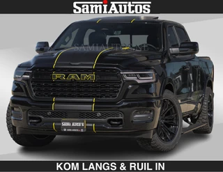 Dodge Ram Pick-Up 2024 - Limited Night H.O 540HP 706Nm | Massage + Full Option | De Meest Luxe en Volle in zijn Klasse | afbeelding 1 miniatuur