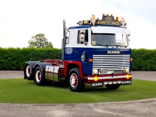 Scania LB140 V8 1976 - 350 HP 6x2 Oldtimer - Perfect shape - Private owned/No VAT image 47
