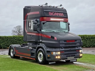 Scania T 2002 - T164-580 V8 Topline 4x2 - Original Torpedo/Hauber - Retarder - 4.70 WB - PTO/Hydraulic - Light bar - Leather seats obrazek 1