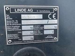 Linde H30 1999 - H 30 Diesel !!!LOW HOURS!!! obrazek 10