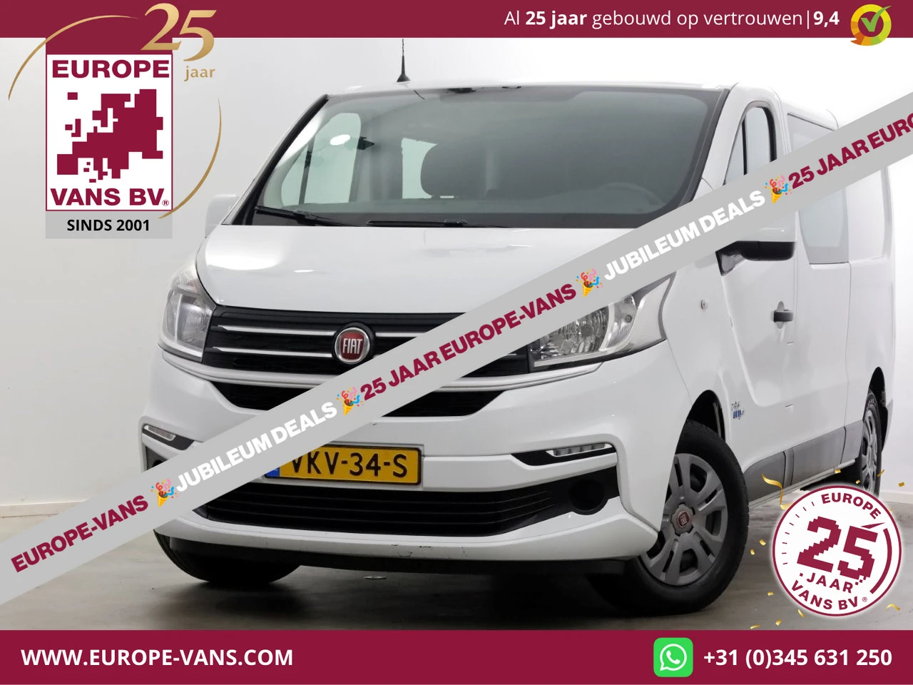 Fiat Talento 2021 - 2.0 MultiJet 145pk Automaat L2H1 SX D.C. Airco/Navi 07-2021 afbeelding 1