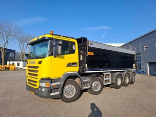 Scania G 2014 - G410 / 10X4 / RETARDER / NL TRUCK / TUV:02-07-2026 / HYVA ASPHHALT TIPPER+SNIP / 28TON / AUTOMATIC / EURO-6 / 2014 zdjecie 2