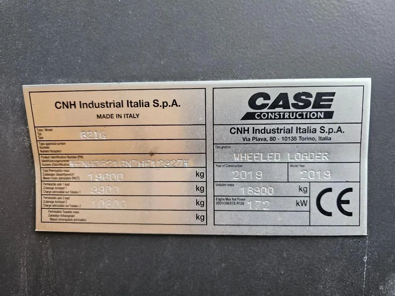 Case 821G 2019 afbeelding 25
