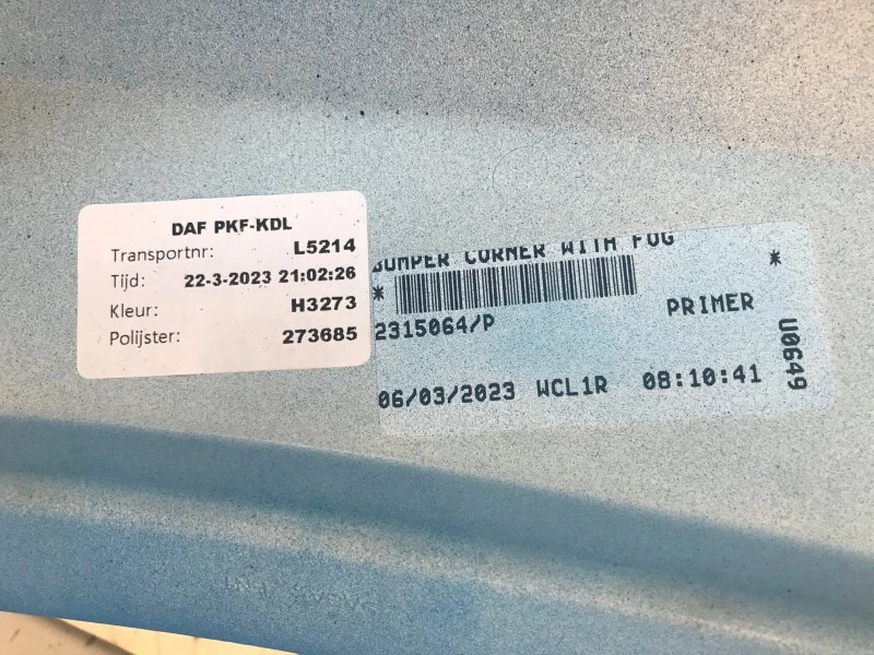 DAF - 2315062 ONDERBUMPER MET UITSPARING VOOR LAMP RECHT (NIEUW) Bild 3