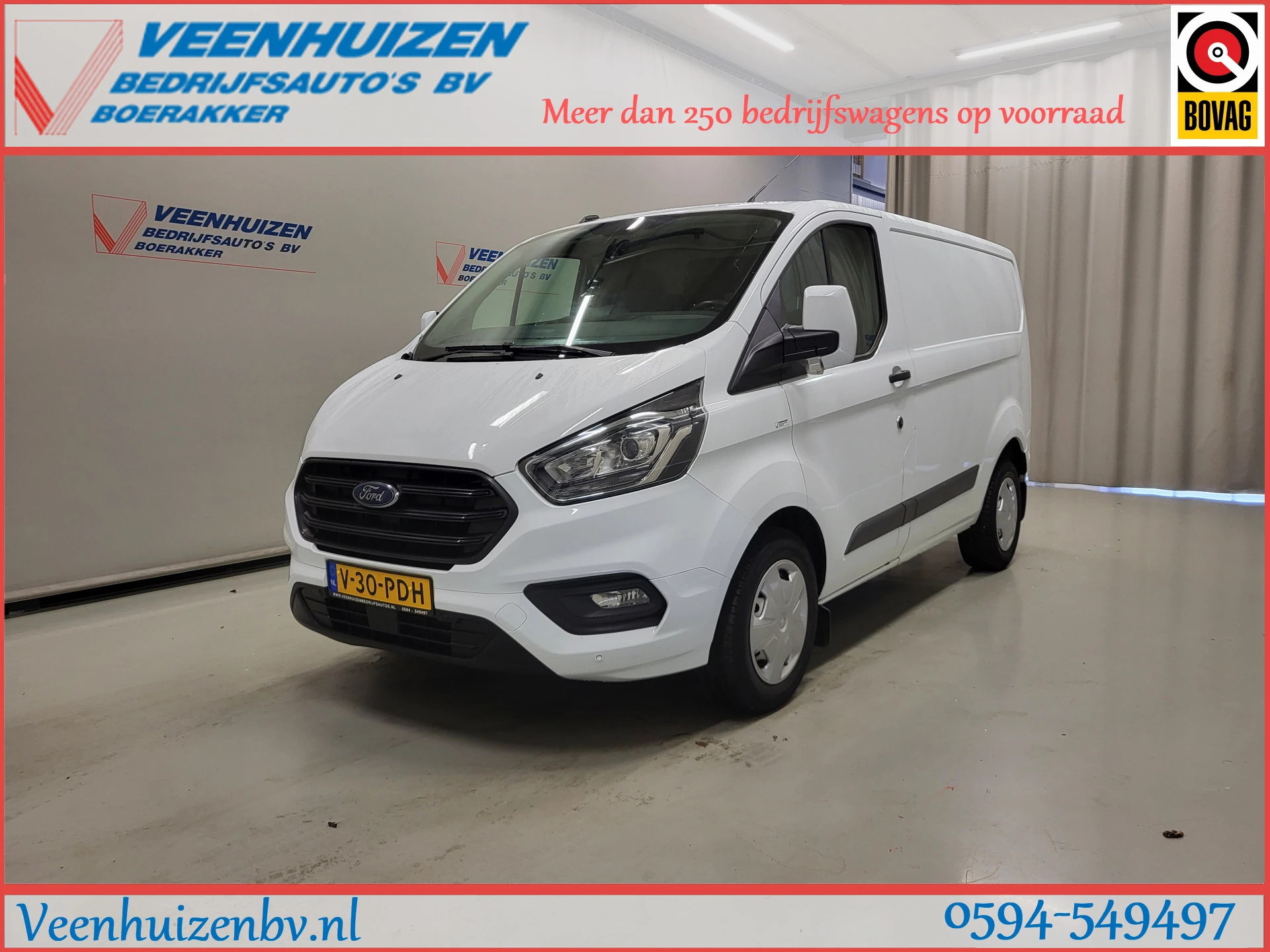 Ford Transit Custom 2021 - 2.0TDCI 130pk Automaat Euro 6! Bild 1