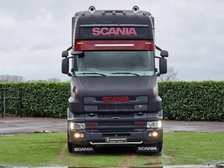 Scania T 2002 - T164-580 V8 Topline 4x2 - Original Torpedo/Hauber - Retarder - 4.70 WB - PTO/Hydraulic - Light bar - Leather seats obrazek 3