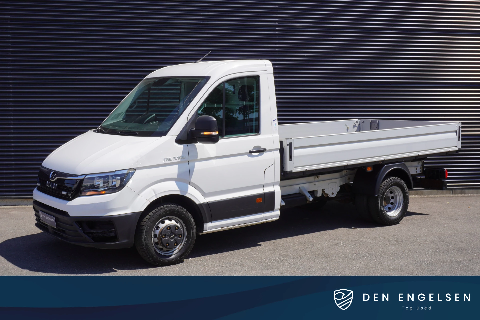 MAN TGE 2020 - 180pk Automaat Dubbellucht open laadbak Tacho Cruise control afbeelding 1