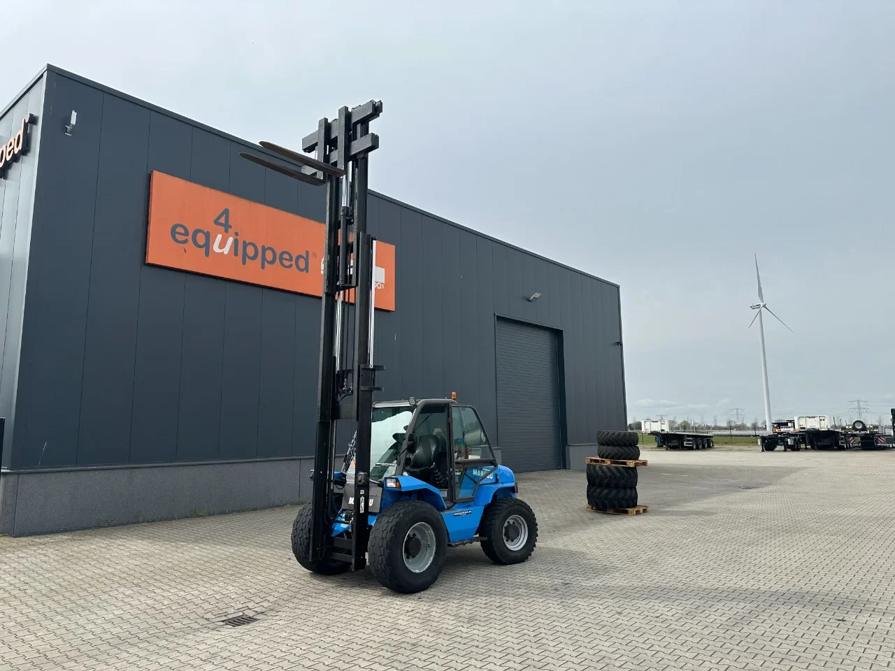 Manitou M 50-4T 2012 - M 50-4T 4x4 rough terrain forklift / only 2.092hrs / triplex-mast / side-shift afbeelding 1
