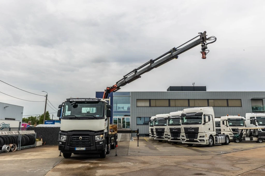 Renault 2014 - C 380 DXI+Palfinger 26 T/m+5EXT. afbeelding 1