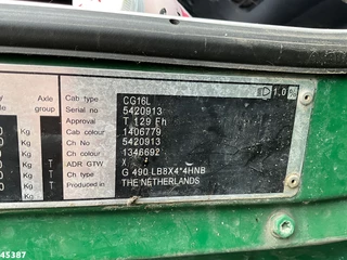 Scania G 2016 - 490 8x4 Euro 6 Hiab 24 Tonmeter laadkraan obrazek 19