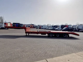 Van Hool SZ-302 1978 - Low loader - 3 axle - Ramps - Extendable - Steel suspension imagen 6