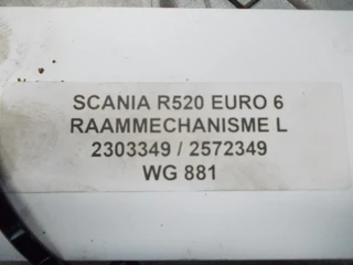 Scania - R520 2303349/2572349 RAAMMECHANISME L EURO 6 afbeelding 3 miniatuur