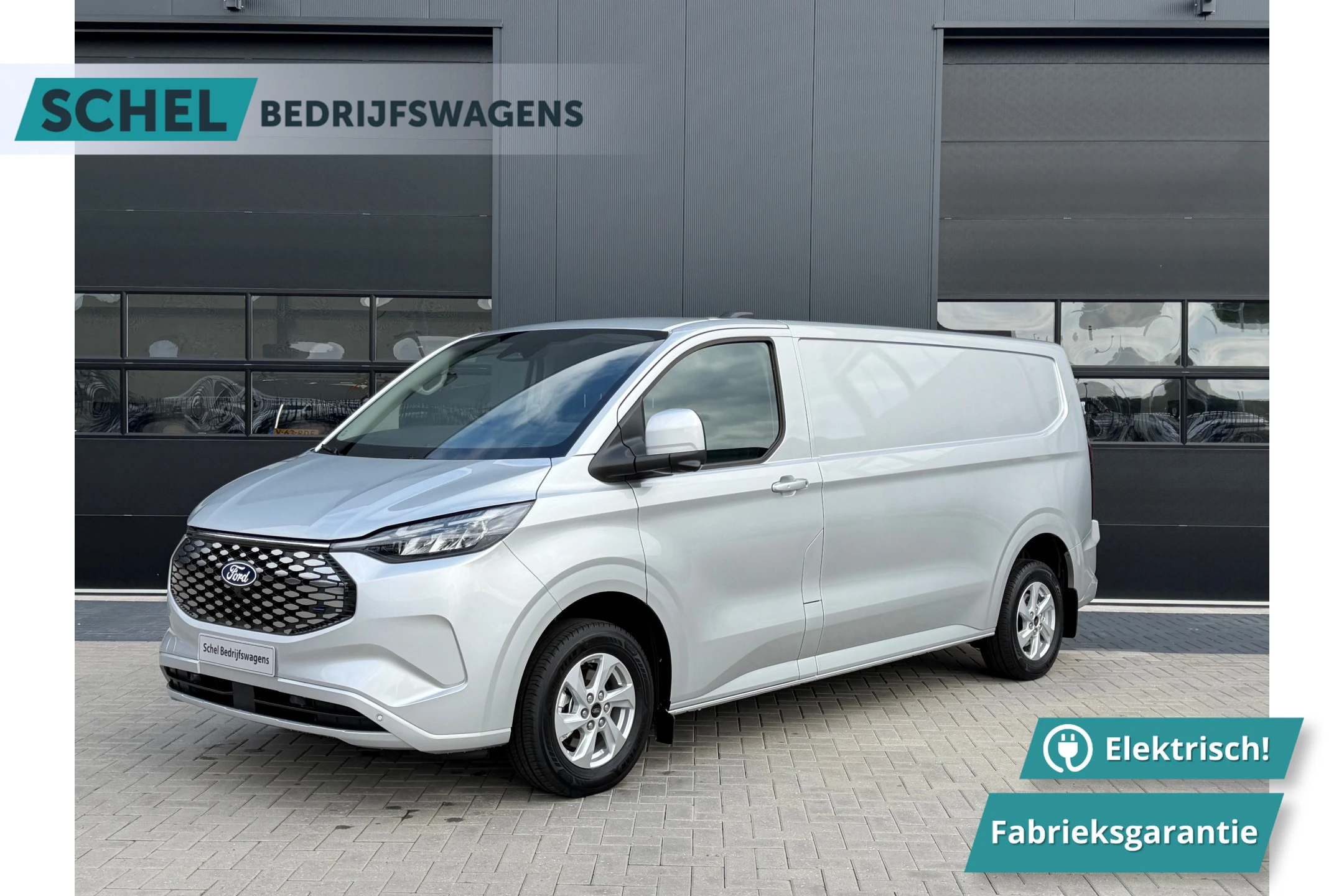 Ford E-Transit 2026 - Cust. 340 L2H1 Limited 71 kWh 218pk - ACC - Navi - Stoel/Stuurverwarming - 360 Camera - Blindspot - Rijklaar afbeelding 1