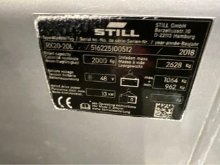 Still N/A 2018 - RX20-20 Triplex - Freelift - Sideshift obrazek 9