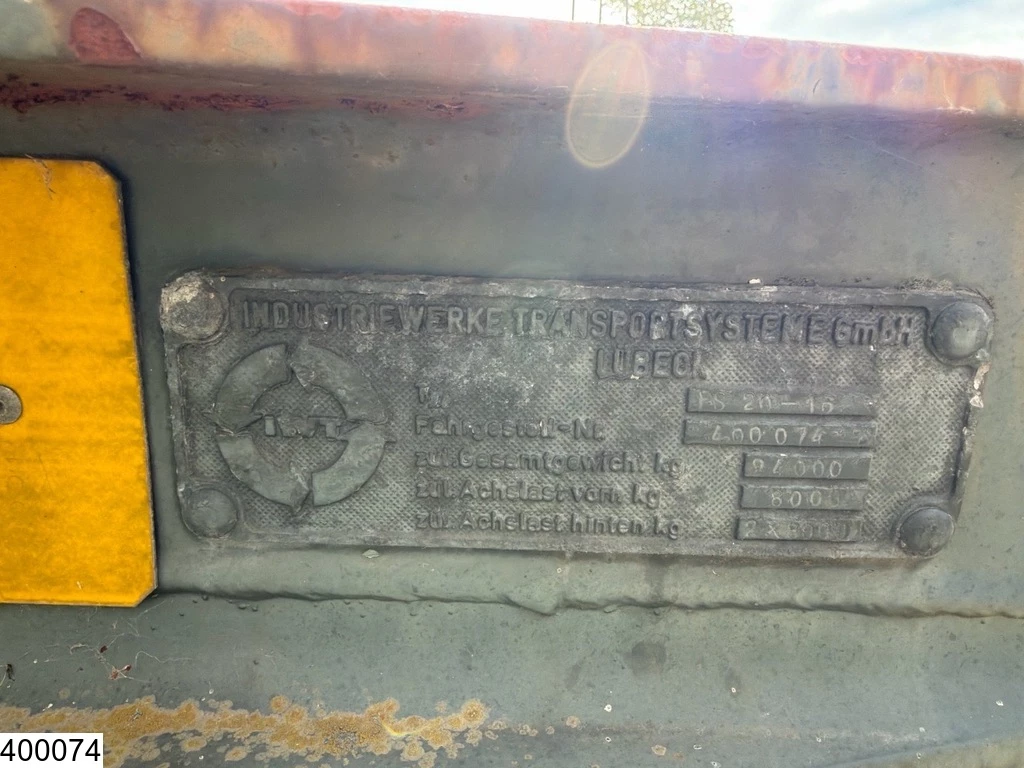 IWT - Container 20 FT, Steel spring zdjęcie 7